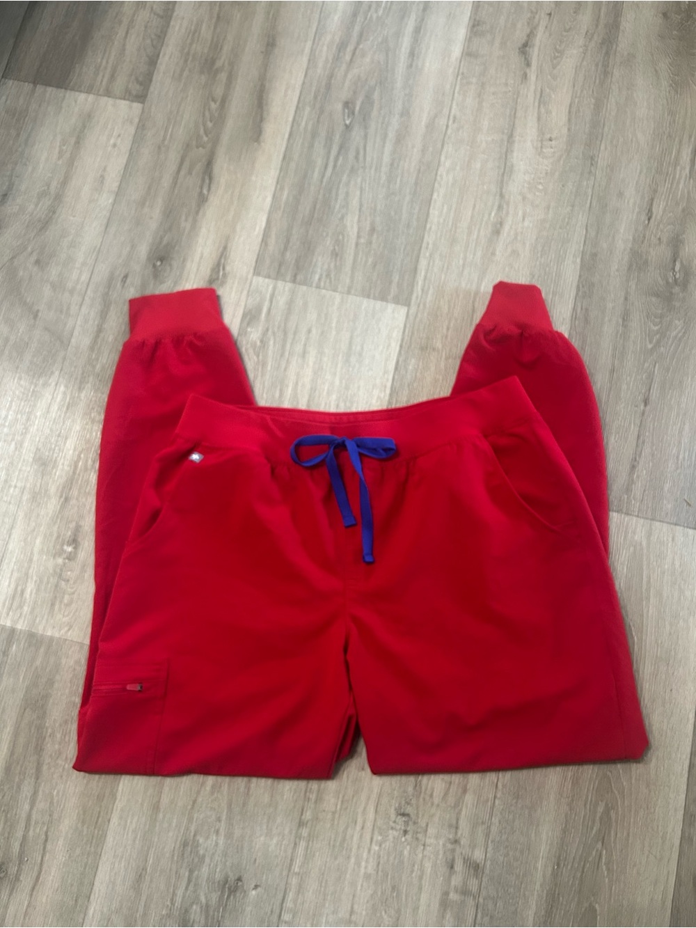 Figs Red Zamora Scrub Pants